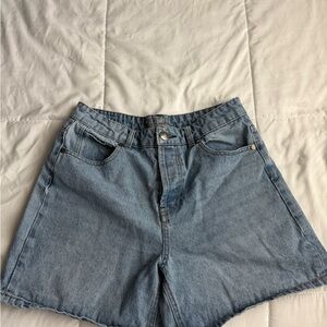 Celebrity Pink Light Blue Jean Shorts
